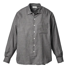 SEDAN ALL-PURPOSE - Micro Plaid Open Collar Shirt