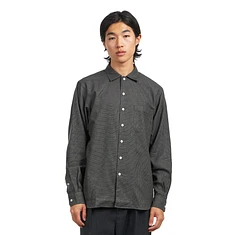 SEDAN ALL-PURPOSE - Micro Plaid Open Collar Shirt