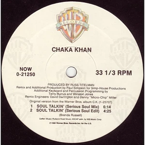 Chaka Khan - Soul Talkin'