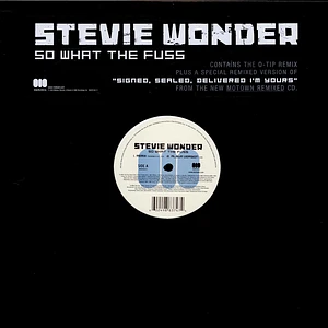 Stevie Wonder - So What The Fuss