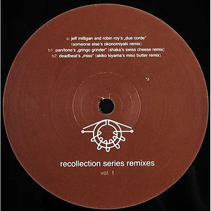 V.A. - Recollection Series Remixes Vol. 1