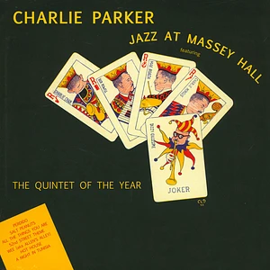 Charlie Parker - Jazz At Massey Hall - Limited Edition In Solid Yellow Colored Vinyl.