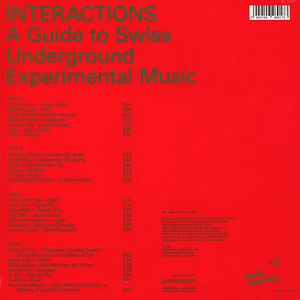 V.A. - Interactions: A Guide To Swiss Underground Experimentac