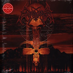 Enthroned - The Apocolypse Manifesto Clear Vinyl With Red/Orange/Grey Splatter Vinyl Edition