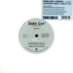 Timeless Legend - Everybody Disco Pt. 1+2 Record Store Day 2021 Edition