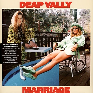 Deap Vally - Marriage Orange Marbled Vinyl Edition