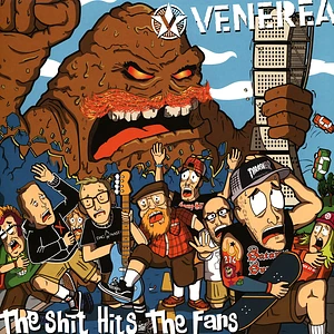 Venerea - The Shit Hits The Fans Blue Vinyl Edition