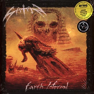 Satan - Earth Infernal Light Yellow Marbled Vinyl Edition