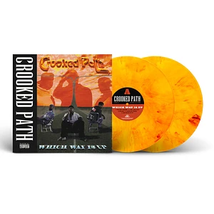 Crooked Path - Which Way Is Up Yellow Marbled W/ Red Vinyl Edition
