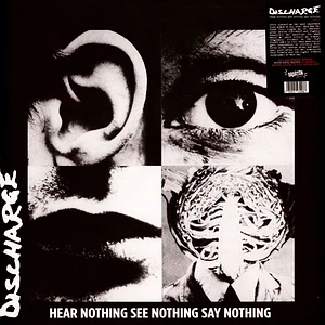 Discharge - Hear Nothing See Nothing Say Nothing White Vinyl Edtion