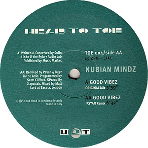 Nubian Mindz - Good Vibez
