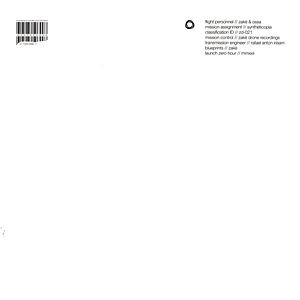 Zake & Ossa - Syntheticopia Black Vinyl Edition