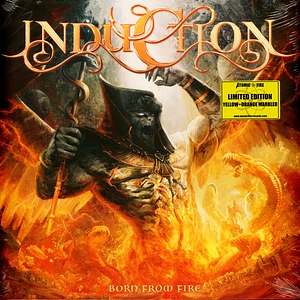 Induction - Born From Fire Yellow / Red Marbled Vinyl Edition