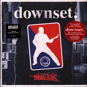 Downset. - Maintain Cyan Blue Vinyl Edition