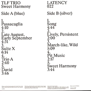 Tlf Trio - Sweet Harmony