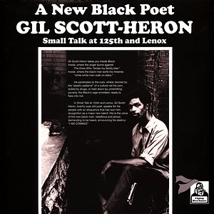 Gil Scott-Heron - Small Talk At 125th And Lenox Black Vinyl Ediiton