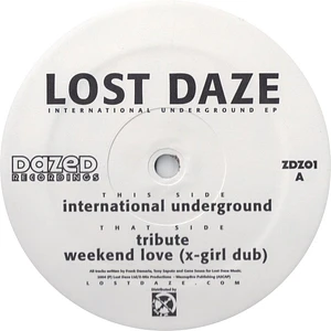 Lost Daze - International Underground EP