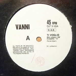 Vanni - Ti Voglio / I Want You