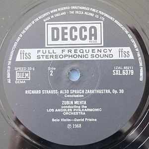 Richard Strauss, Los Angeles Philharmonic Orchestra, Zubin Mehta - Also Sprach Zarathustra