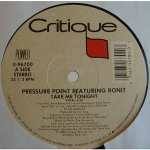 Pressure Point Feat. Ronit - Take Me Tonight