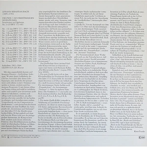 Johann Sebastian Bach - Glenn Gould - Die Zwei- Und Dreistimmigen Inventionen - Inventionen Und Sinfonien Nr. 1-15 BWV 772-801