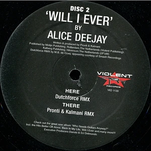 Alice Deejay - Will I Ever (Disc 2)