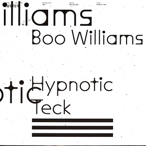 Boo Williams - Hypnotic Teck