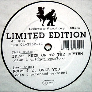 Idea / Room 42 - Keep On To The Rhythm / Over You