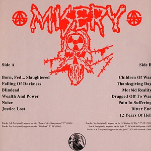 Misery - The Early Years LP