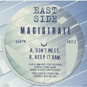 Majistrate - Don't Mess / Keep It Raw