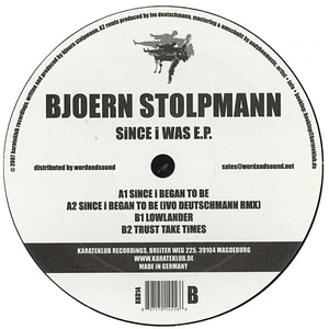 Bjoern Stolpmann - Since I Was E.P.