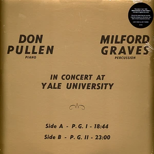 Milford Graves / Don Pullen - In Concert At Yale University