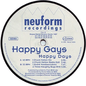 Happy Gays - Happy Days