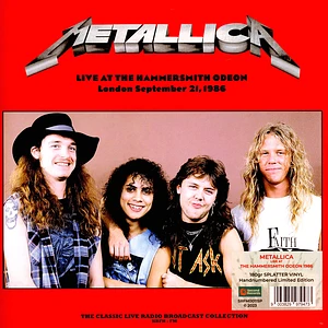 Metallica - Live At The Hammersmith Odeon. London 1986 Splatter Vinyl Edition