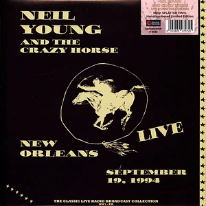 Neil Young And Crazy Horse - Live In New Orleans 1994 White / Orange Splatter Vinyl Edition