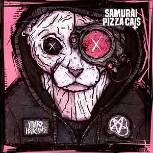 Samurai Pizza Cats - You're Hellcome Limited Marbled White Black Vinyl Edition