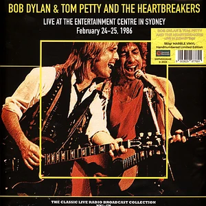Bob Dylan Featuring Tom Petty - Live At The Entertainment Centre In Sydney 24th-25th February 1986 Marble Vinyl Edition