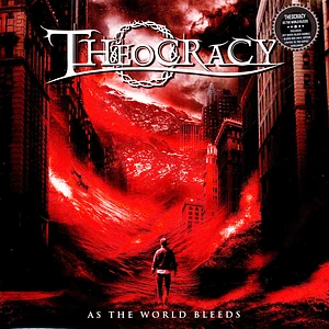 Theocracy - As The World Bleeds White Black Marbled Vinyl Edition