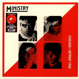 Ministry - Chicago Detroit 1982 Red Marbled Vinyl Edition