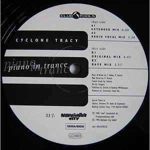 Cyclone Tracy - Piano In Trance
