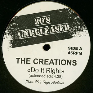 The Creations - Do It Right / I Like What I See