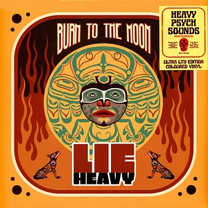 Lie Heavy - Burn To The Moon Green White & Orange Vinyl Edition