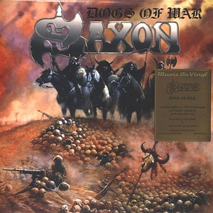 Saxon - Dogs Of War Gold Vinyl Edition