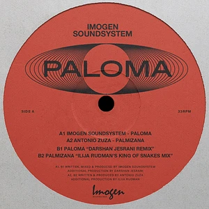 Imogen Soundsystem - Paloma EP