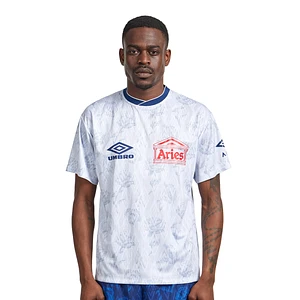 Aries x Umbro - White Roses SS Football Jersey