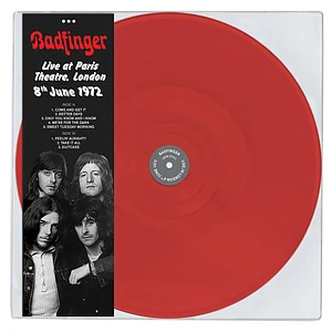 Badfinger - Live At Paris Theatre London 1972 Red Vinyl Edtion