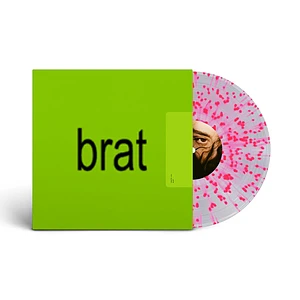 Charli XCX - Brat Clear Pink Splatter Vinyl Edition