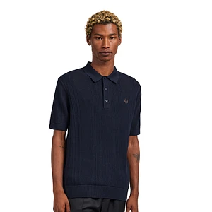 Fred Perry - Pointelle Panel Knitted Shirt