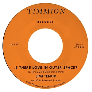 Jimi & Cold Diamond & Mink Tenor - Is There Love In Outer Space? Black Vinyl Edition