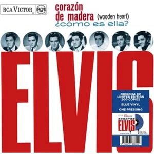 Elvis Presley - EP Stranger No. 13 - Corazon De Madera (Espagne) Blue Vinyl Edition